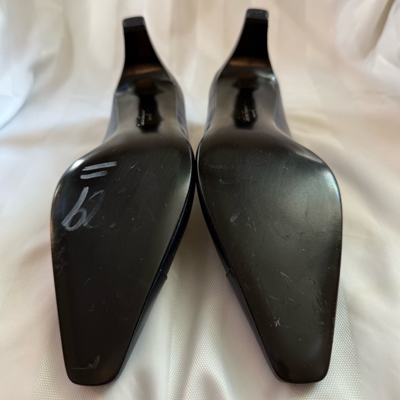 Salvatore Ferragamo Blue Leather Pumps - Size 8 1/2 - Picture 6 of 8